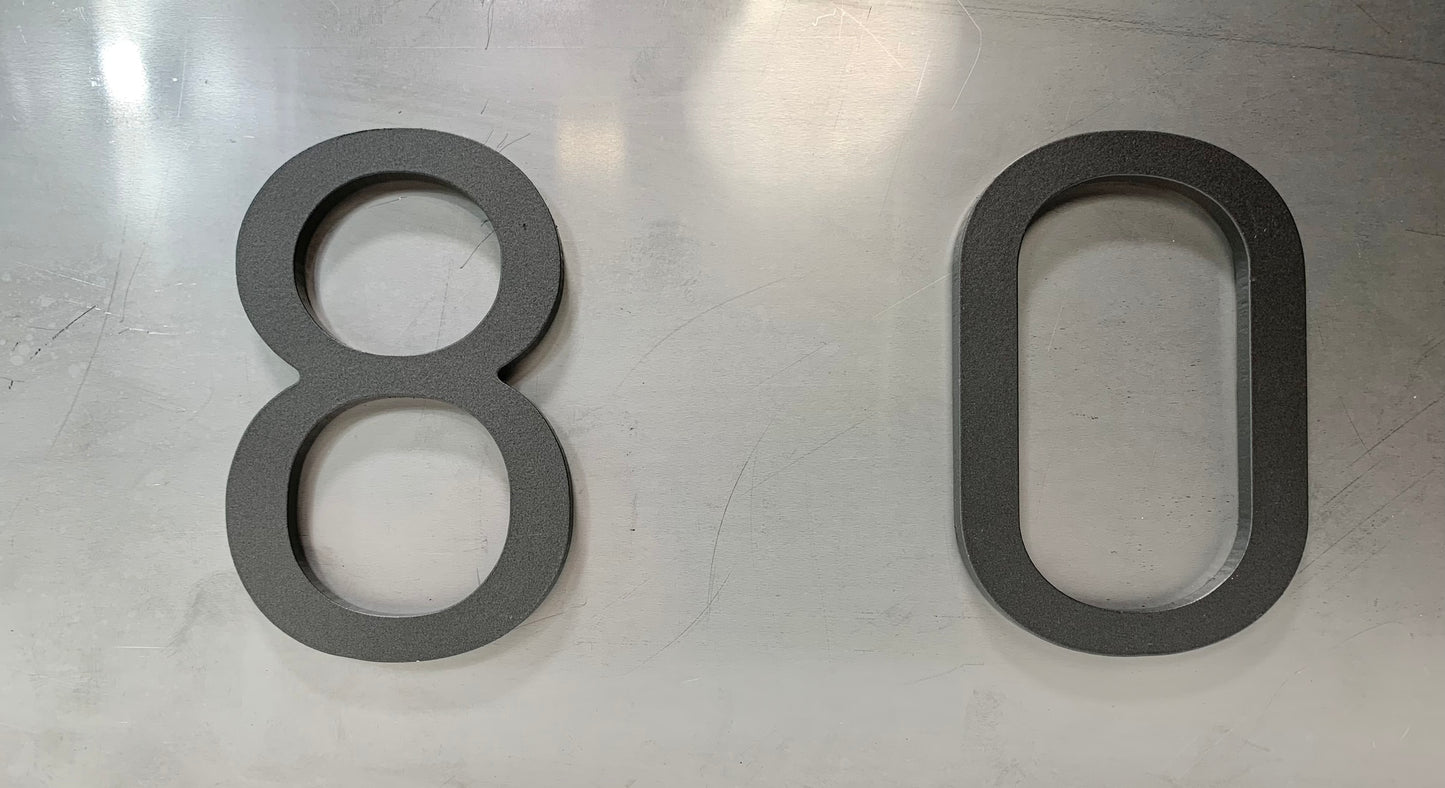 Park Ave Stainless Steel House Numbers, Modern House Numbers Sign, Address Plaque, Custom house Address, Housewarming Gift, Steel sign. VERT