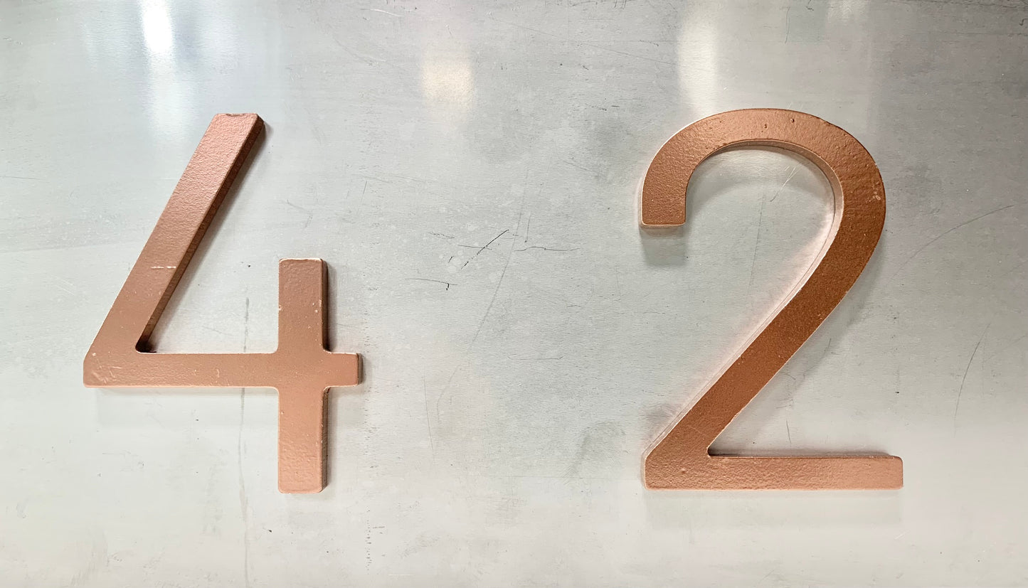 Park Ave Stainless Steel House Numbers, Modern House Numbers Sign, Steel Address Plaque, Custom house Address, Housewarming Gift. HZTL
